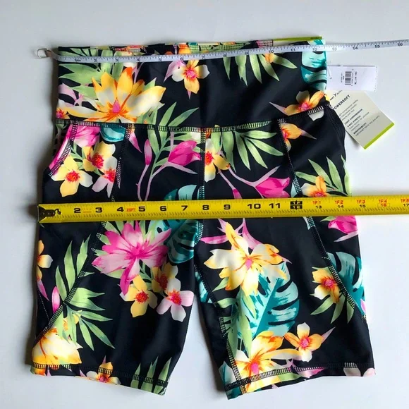 NEW Biker Shorts High Waisted PowerSoft Side Pocket Girl’s XL OLD NAVY - Picture 9 of 16